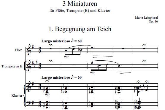 3 Miniaturen Op. 16