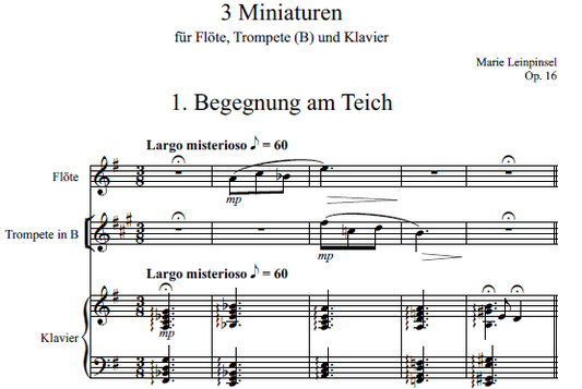 3 Miniaturen Op. 16