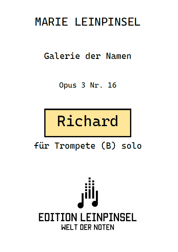 Richard Op. 3 Nr. 16