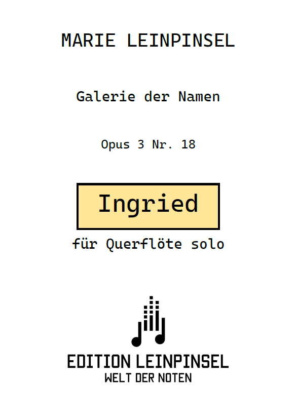 Ingried Op. 3 Nr. 18