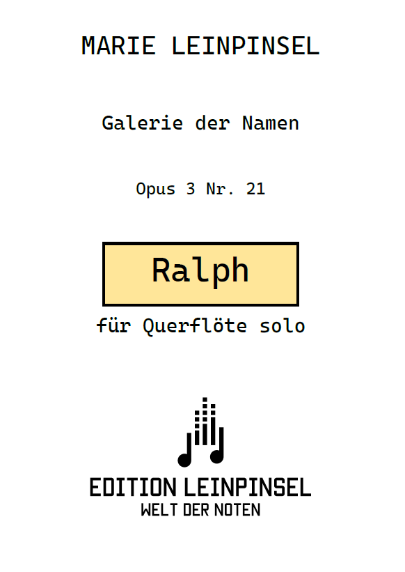 Ralph Op. 3 Nr. 21