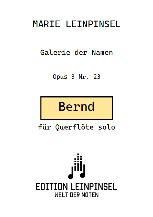 Bernd Op. 3 Nr. 23