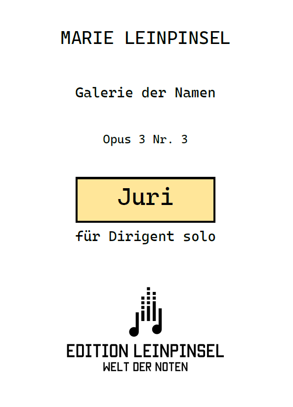 Juri Op. 3 Nr. 3