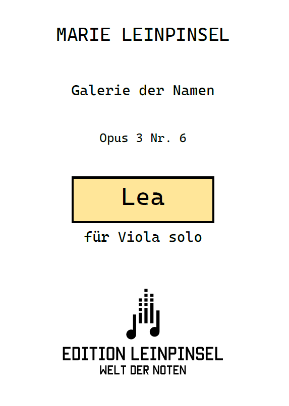 Lea Op. 3 Nr. 6