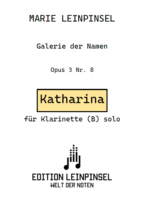 Katharina Op. 3 Nr. 8