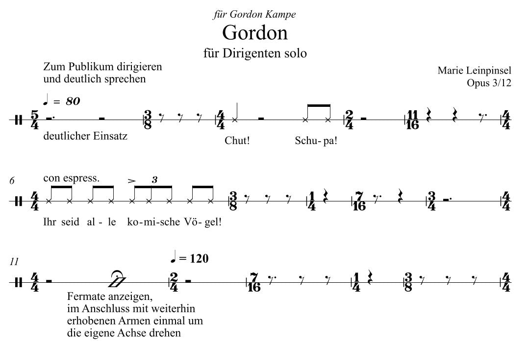 Gordon Op. 3 Nr. 12