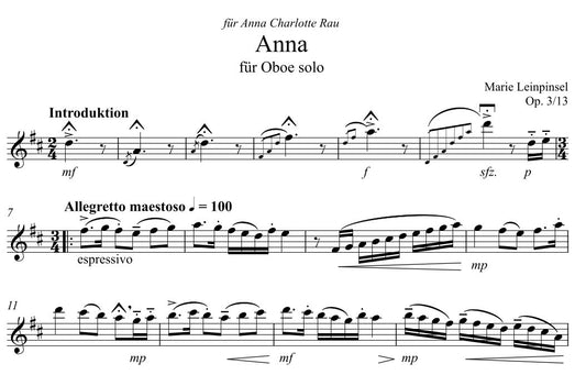 Anna Op. 3 Nr. 13
