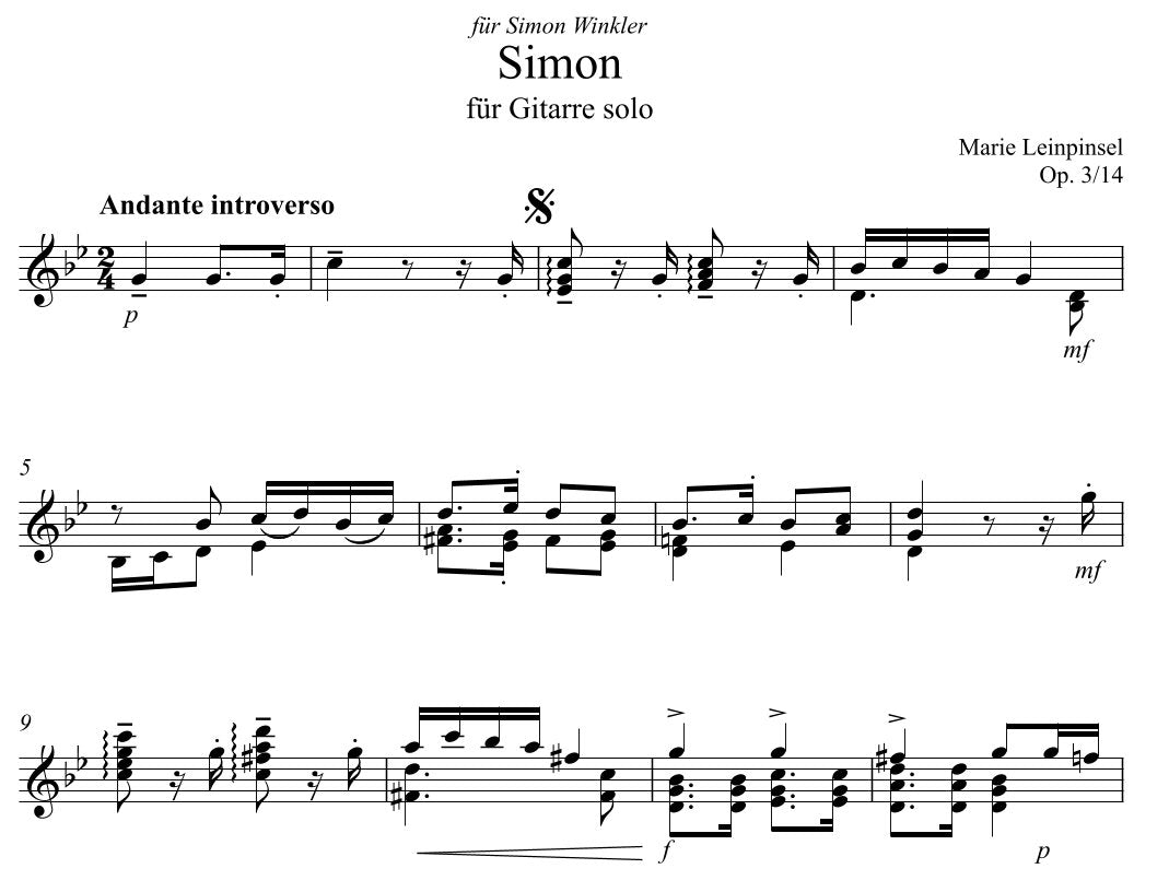 Simon Op. 3 Nr. 14