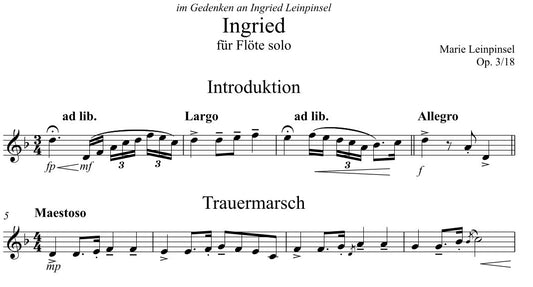 Ingried Op. 3 Nr. 18