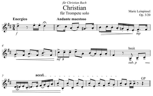 Christian Op. 3 Nr. 20