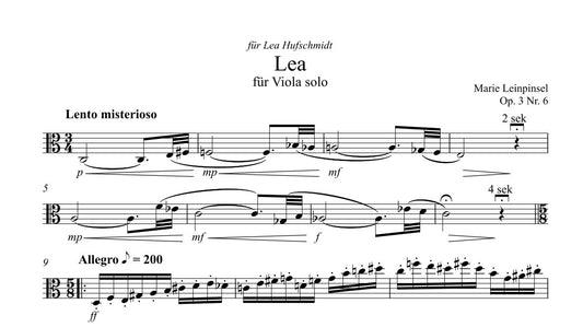 Lea Op. 3 Nr. 6
