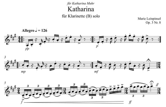 Katharina Op. 3 Nr. 8