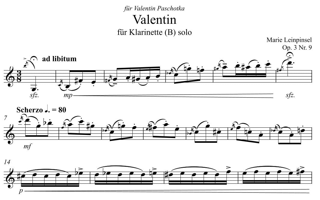 Valentin Op. 3 Nr. 9