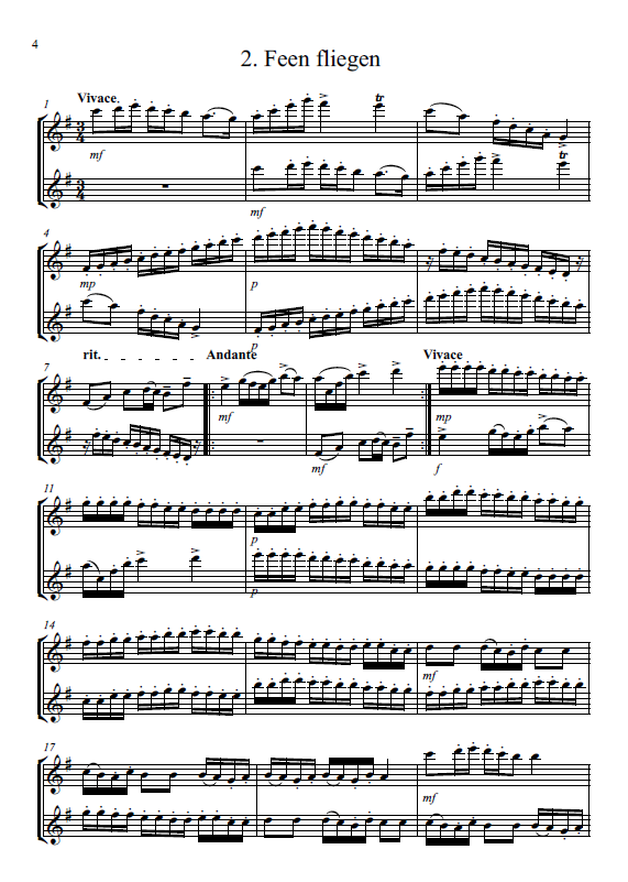 Fantasieduette Op. 7