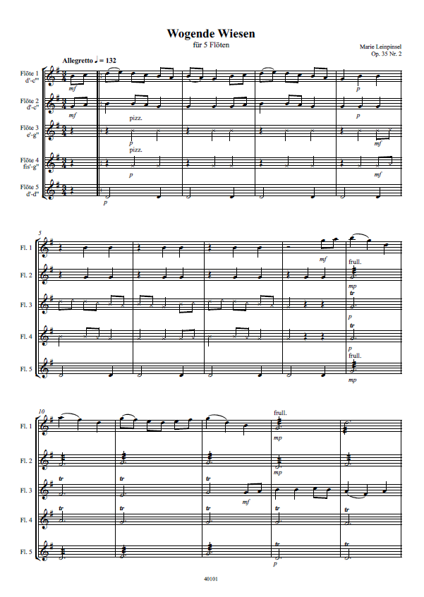 Quintette Op. 35 Band 1