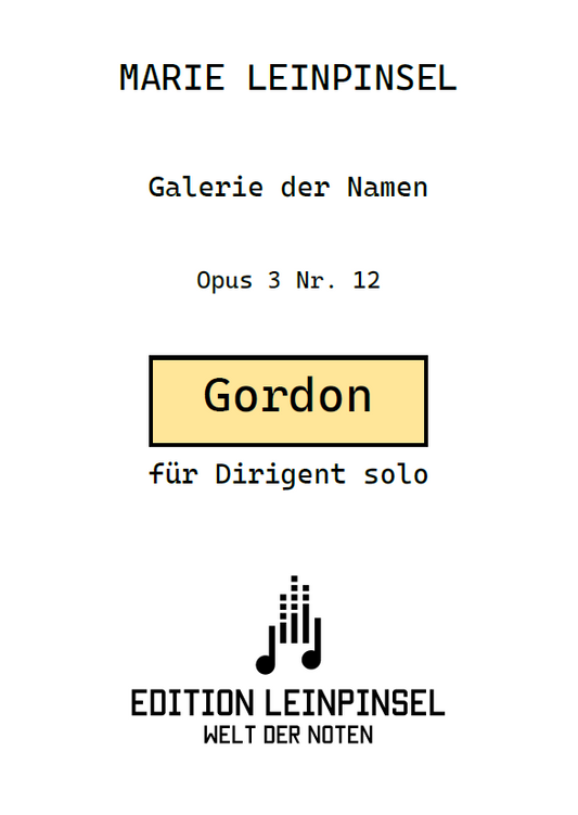 Gordon Op. 3 Nr. 12