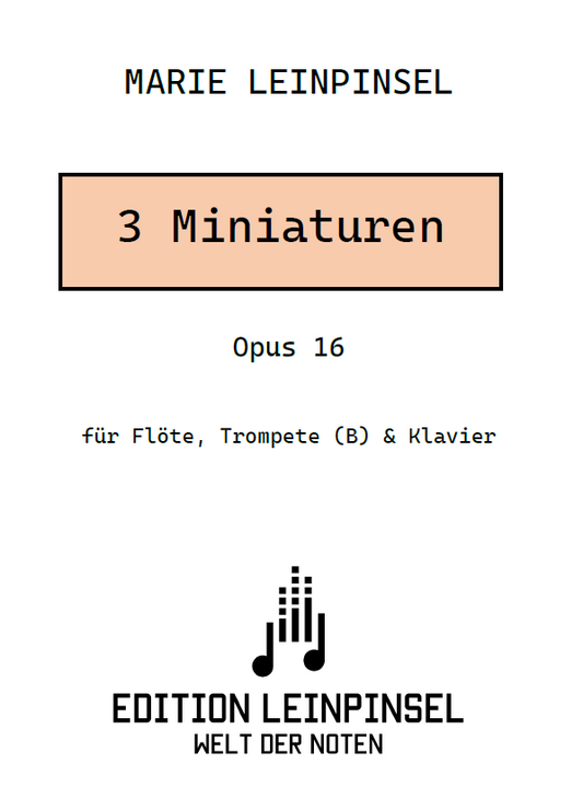 3 Miniaturen Op. 16