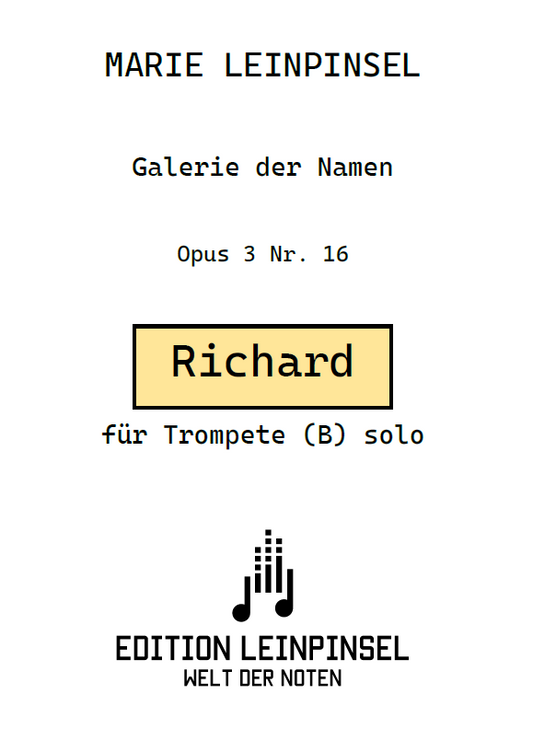 Richard Op. 3 Nr. 16