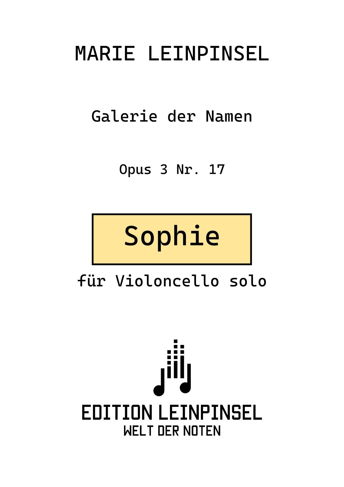 Sophie Op. 3 Nr. 17