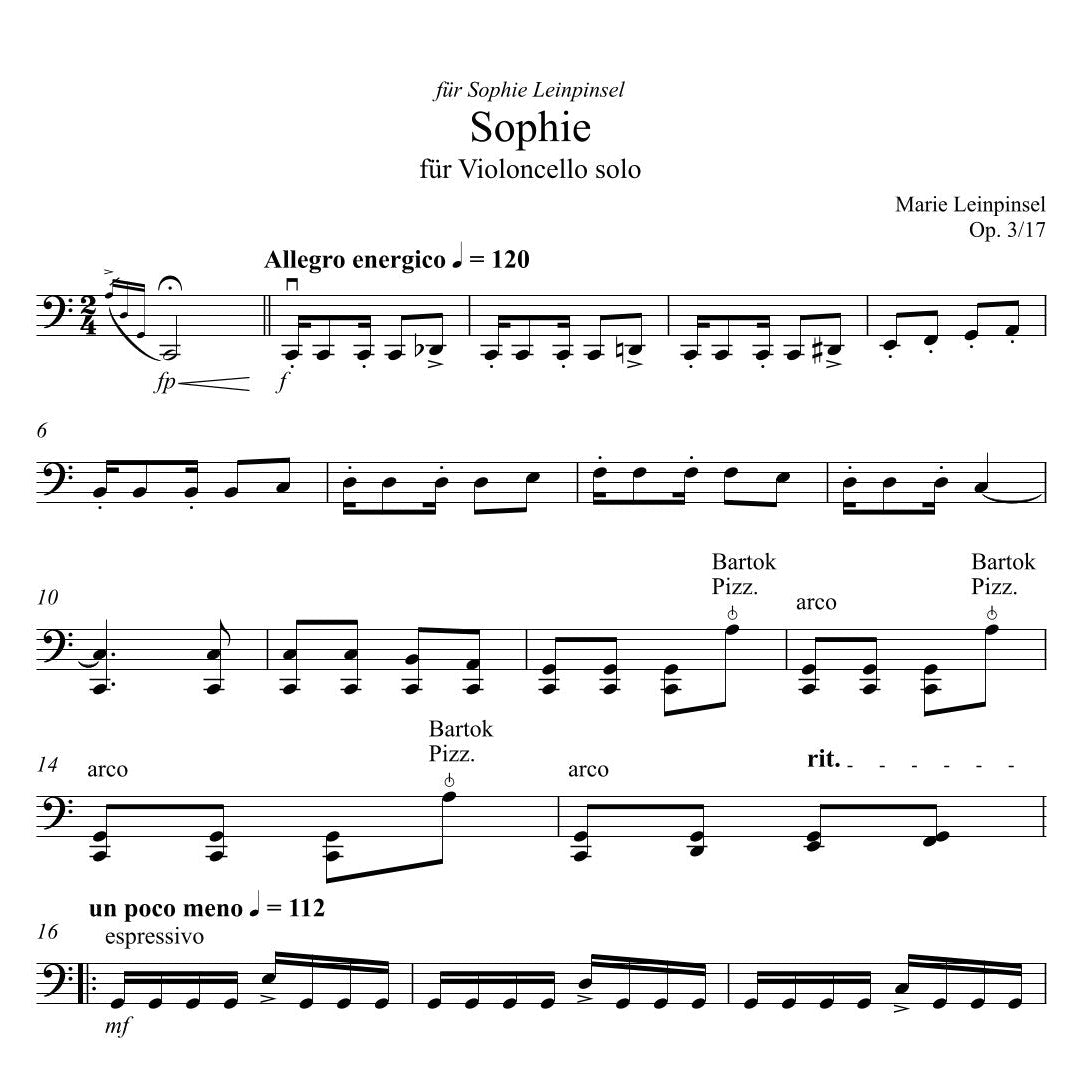 Sophie Op. 3 Nr. 17