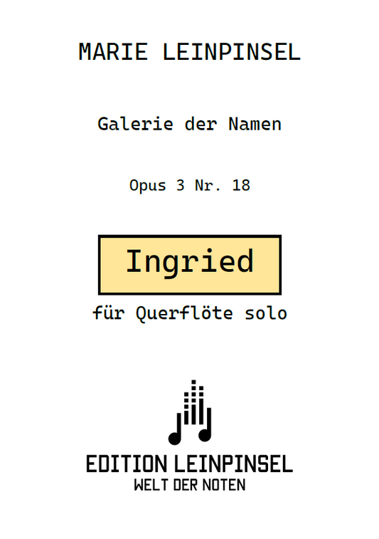 Ingried Op. 3 Nr. 18