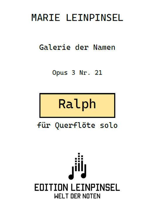 Ralph Op. 3 Nr. 21
