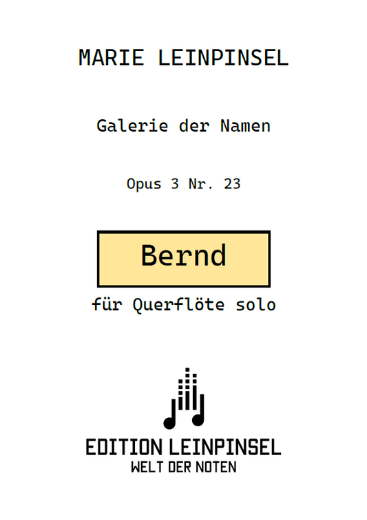 Bernd Op. 3 Nr. 23