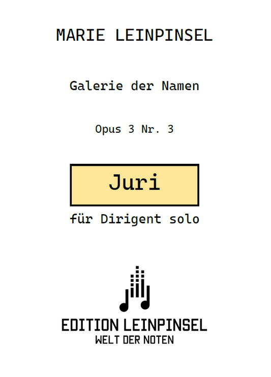 Juri Op. 3 Nr. 3