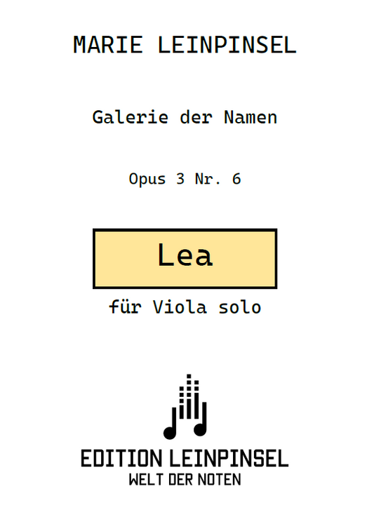 Lea Op. 3 Nr. 6
