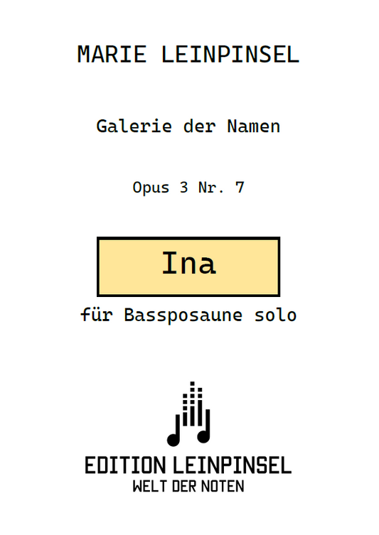 Ina Op. 3 Nr. 7