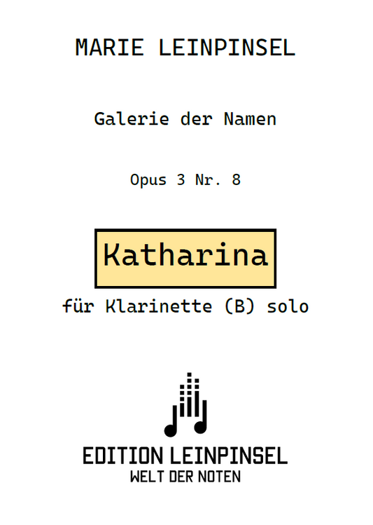 Katharina Op. 3 Nr. 8