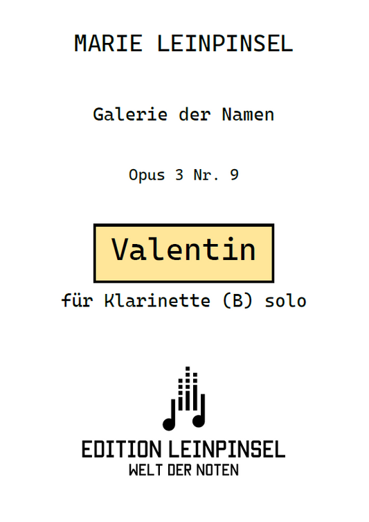 Valentin Op. 3 Nr. 9